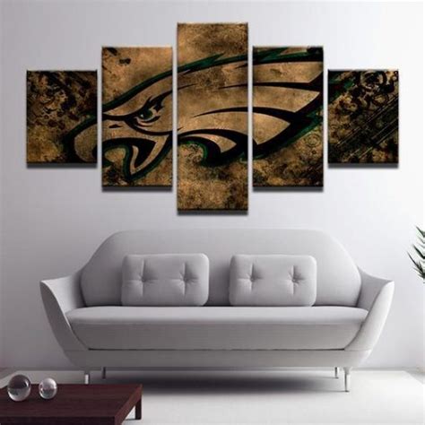 Find your favorite art prints from classic. Philadelphia Eagles 4 - Sport 5 Panel Canvas Art Wall ...