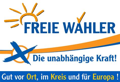 Die bundesvereinigung freie wähler (freie wähler) ist eine vom bundesverband der freien wählergemeinschaften 2010 gegründete partei. April | 2014 | Freie Wähler Greven e.V.