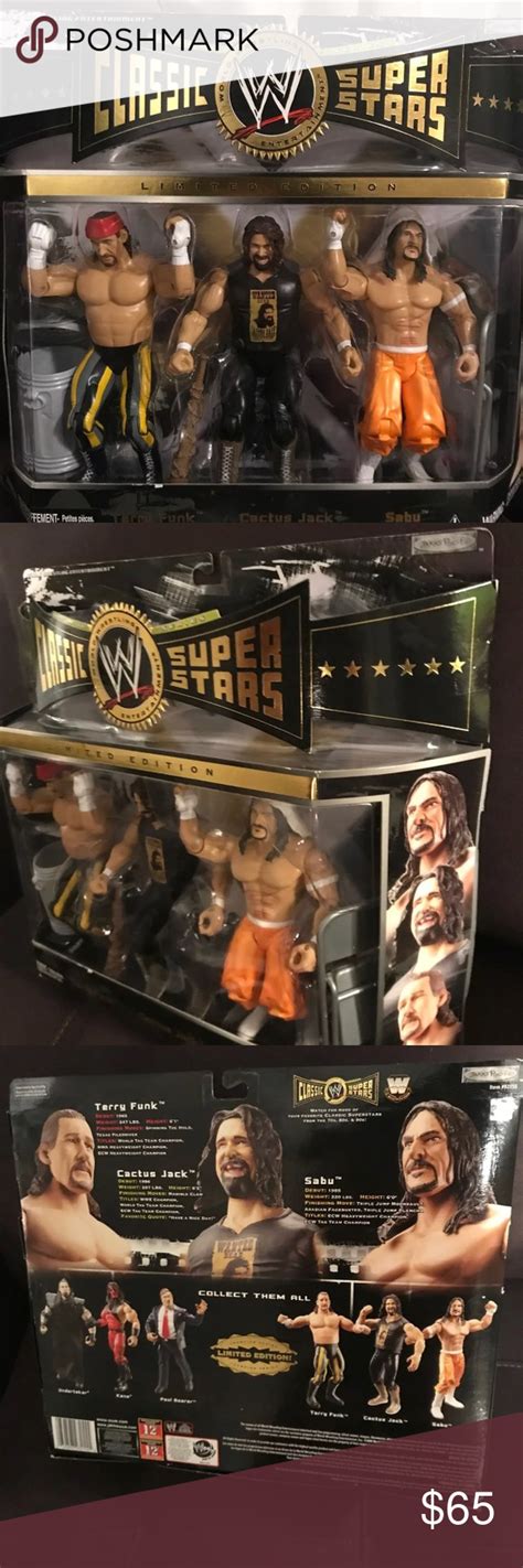 WWE Cactus Jack Sabu Terry Funk Figures WWE LIMITED ...