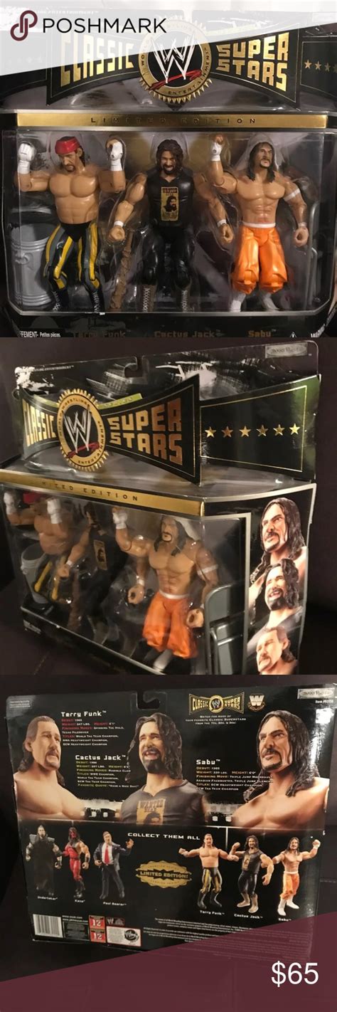 Shortly thereafter, ecw's terry funk joined the wwf as chainsaw charlie. WWE Cactus Jack Sabu Terry Funk Figures WWE LIMITED ...