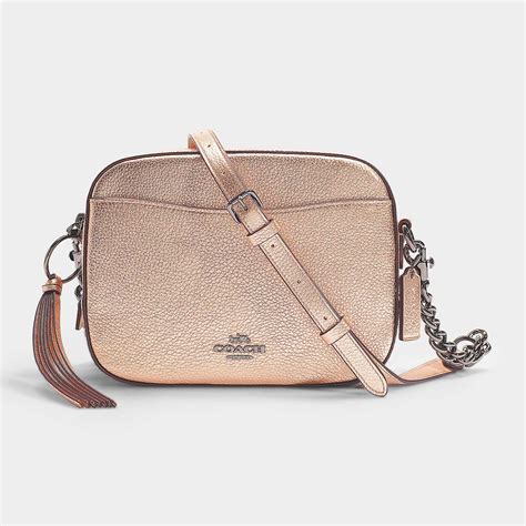 Your camera bag is sure to keep your equipment. COACH Metallic Leather Camera Bag - Lyst