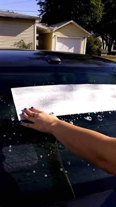 You can put your decal on a wall, glass window, painted wood, the outside of a vehicle, or another after you've selected a flat surface on which to apply your decal, clean it with a mixture of rubbing if you want to learn more, like what temperature works best for applying a decal, keep reading the. How to Apply Vinyl Decals using the Wet Application Method ...