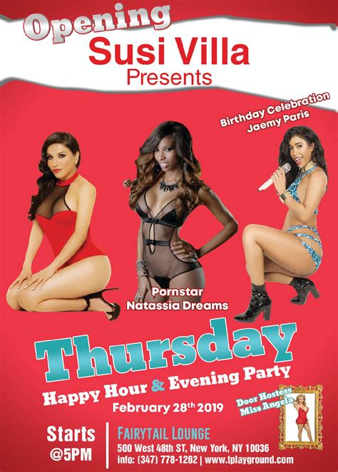 Take care of your car in one place. Thursday Susi Villa TS Parties - Jaemy Paris Special Event