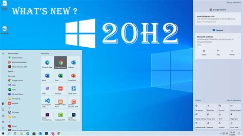 Windows 10 20h2 update aka windows 10 version 2009 aka windows 10 october 2020 update is the major feature update for windows 10 targeted as per our sources, windows 10 20h2 update will rtm in september 2020. Windows 10 Version 20H2 || What's New in Windows 10 20H2 ...