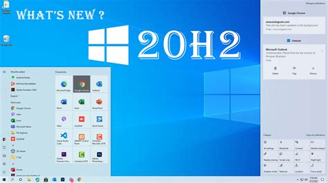 Therefore, the new features in windows 10, version 20h2 are included in the latest monthly quality update for windows 10, version 2004 (released october 13, 2020), but are in an. Windows 10 Version 20H2 || What's New in Windows 10 20H2 ...