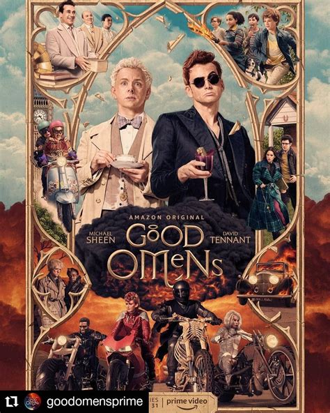 Watch latests episode series online. #Repost @goodomensprime The countdown to Armageddon has ...