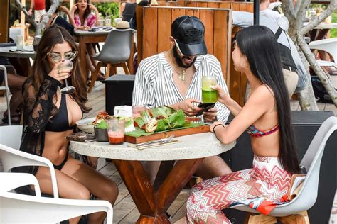 After that demi had a short affair with dj chris martinez, who was a member of the martinez bros. demi rose stuns in a black bikini while out to lunch with ...