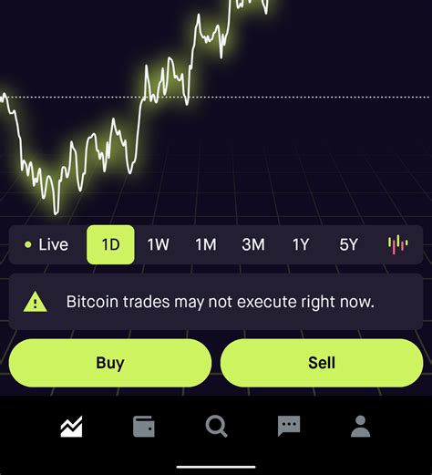 Bitcoin is crashing down to being worth ten times what it was last year? Robinhood: "Bitcoin trades may not execute right now ...