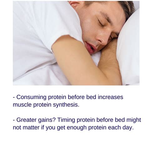If you are to drink protein powder before bed, i would suggest using casein rather than whey as casein is a slow digesting protein whereas whey is absorbed rapidly. protein before bed - Marie Spano, MS, RD, CSCS, CSSD ...