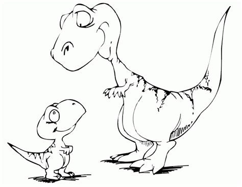 The distinctive features of this type of dinosaur will make it really appealing to your kid to color it well. Easy Dinosaur Coloring Pages - Coloring Home