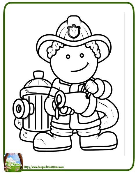 Imágenes con frases para saludar a los trabajadores en su. 99 DIBUJOS DE BOMBEROS ® Imágenes infantiles para colorear para niños