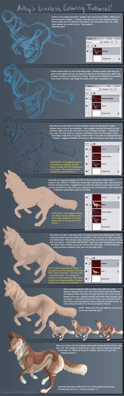 Digital painting tutorials digital art tutorial art tutorials design tutorials drawing tips drawing lineless and coloring tutorial by magicbunnyart on deviantart. Lineless Tutorial by Artsywolven on DeviantArt