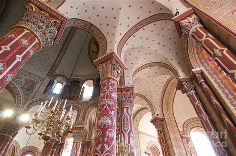 Tourist information center in issoire. Columns Of The Roman Church Saint-austremoine D'issoire ...