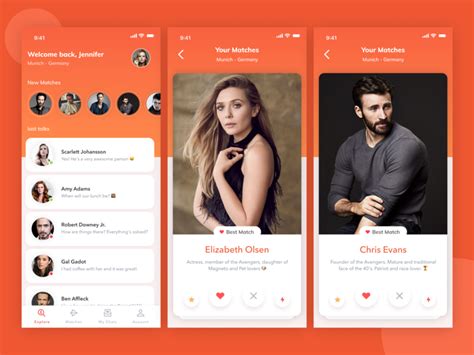 Officially ready to find someone to spend forever with? Dating App - Concept 😍 by Wagner Ramos 🇧🇷🇩🇪 on Dribbble