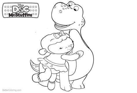 Printable and coloring pages of doc mcstuffins. Stuffy and Lambie from Doc McStuffins Coloring Pages ...