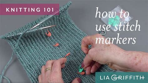 How do you apply liquid stitch to fabric? Knitting 101: How to Use Stitch Markers - YouTube