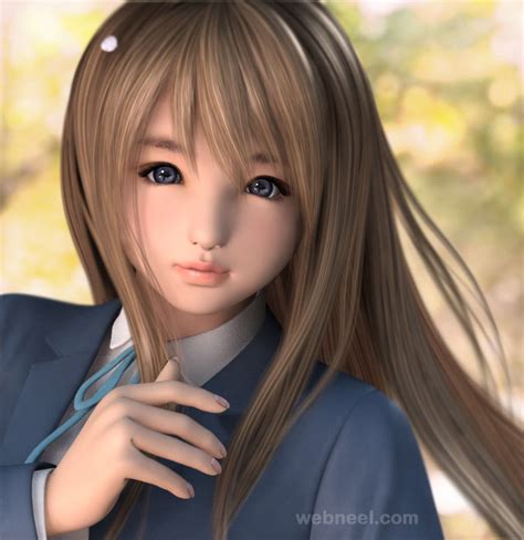 You can enjoy them all for free if you stay on this website. 30 Best 3D Anime Characters Designs for your inspiration