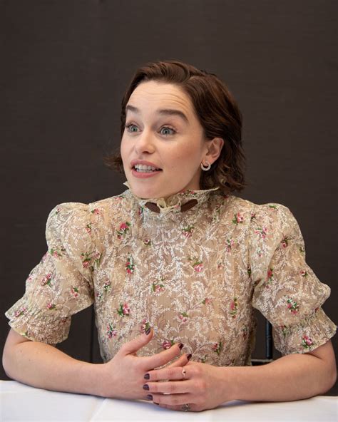 Emilia clarke suffered two brain aneurysms during 'game of thrones' tenure. Emilia Clarke - "Game Of Thrones" Press Conference in NY ...