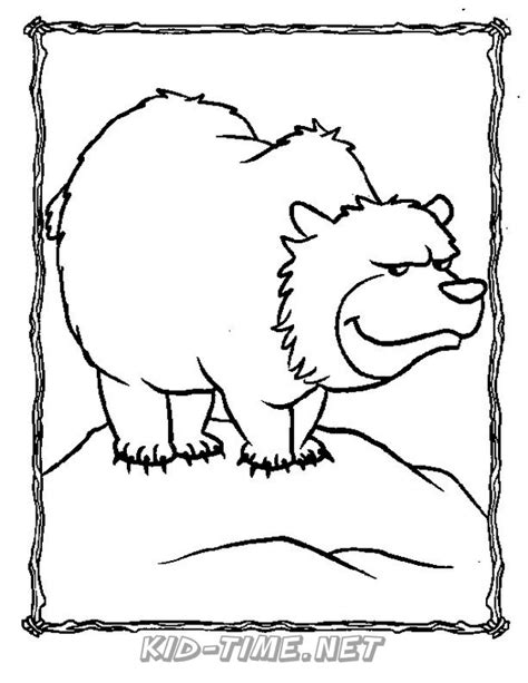 You are trying to show the bear that you are being submissive and yielding to his territorial supremacy. grizzly-bear-coloring-pages-040 - Kids Time Fun Places to ...