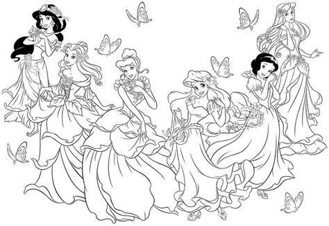 Get crafts, coloring pages, lessons, and more! Disney Printable Coloring Pages Princess - High Quality ...