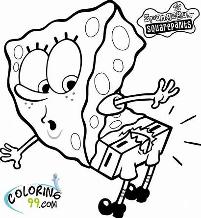 Spongebob Coloring Printable Squarepants Spy Characters Nickelodeon