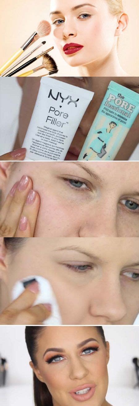 Funny how we get used to ourselves, and it sometimes takes someone else to point something out. How To Make Pores Smaller With Makeup - Step By Step ...