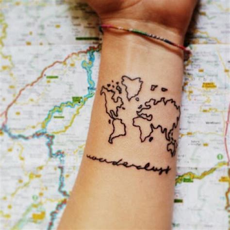 Maybe you would like to learn more about one of these? 1. Die Weltkarte als Umriss | Tattoo-Motive: coole Ideen ...