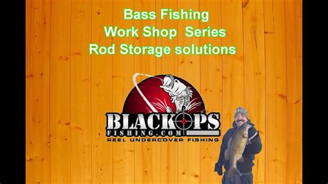 Build and install in one afternoon. DIY Bass fishing rod storage system - YouTube