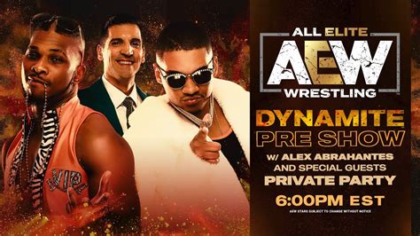 Aew revolution takes place on sunday, march 7, at daily's place in jacksonville, florida. Watch: AEW Dynamite Pre-Show With Private Party | April 29 ...