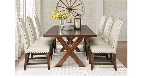 She personalized my purchase for no additional charge and sent. Twin Lakes Brown 5 Pc 84 in. Rectangle Dining Room - Rustic