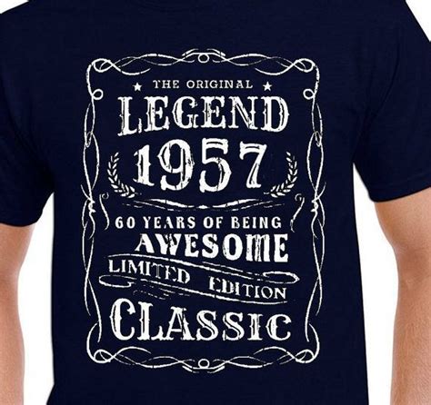 A old man in 60s wouldn't have much desire of almost anything, but when we talk about any good watch, i think every man love to have it as a birthday gift. 60th birthday Gift T Shirt for Father Funny 60th Vintage ...