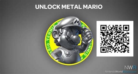 I cfwed my device today and im looking for themes please post qr codes or link a website. Metal Mario Now Available as Mario Tennis Open QR Code ...
