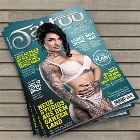 Der körper ist seine leinwand.. Das brandneue Tattoo-Spirit Magazin - Tattoo Spirit