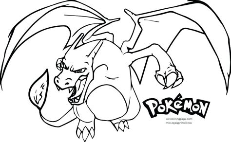 Get pokemon coloring pages caterpie for free in hd resolution. Charizard Pokemon Coloring Page At GetDrawings.com | Free ...
