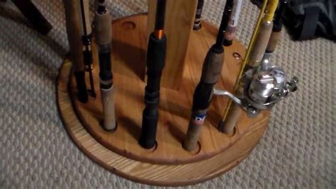 This rod holder is a little more pricy, but it is terrific, not least because it has the extra advantage of being something you can keep the fish you catch in. Rotating Fishing Rod Holder - YouTube