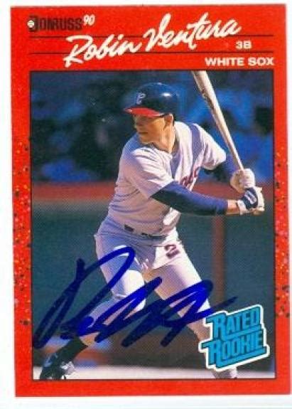 Find robin ventura from a vast selection of baseball cards. Robin Ventura autographed baseball card (Chicago White Sox SC) 1990 Donruss #28 Rated Rookie ...
