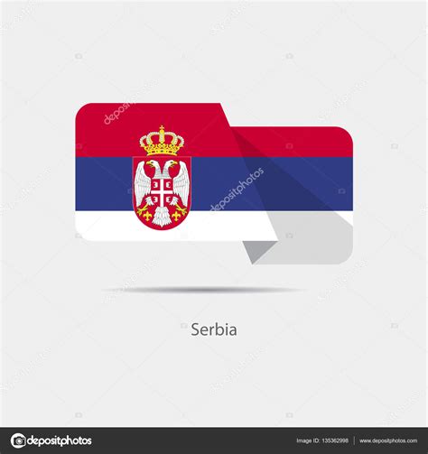 1789년 프랑스 혁명 당시 쓰였던 삼색기의 영향을 받아 1848년 에 처음 만들어졌으며, 현재의 국기는 1948년 에 제정되었다. 세르비아 국기 로고 — 스톡 벡터 © ibrandify #135362998