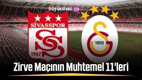 Rıza çalımbay ve fatih terim'in ekipleri 3 puanı kazanmak istiyor! Sivasspor - Galatasaray Maçı Canlı izle seyret ...