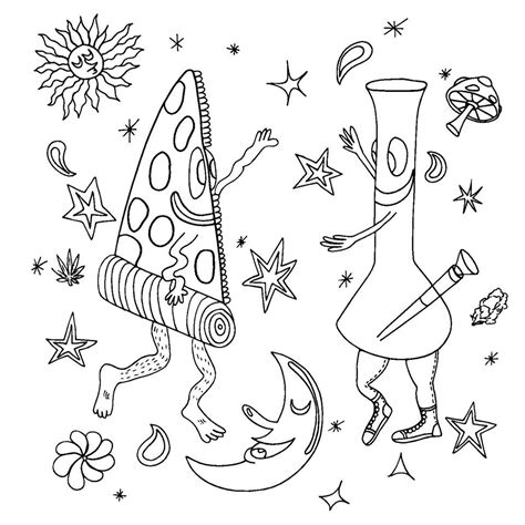 Aesthetic tumblr coloring pages coloring pages patinsudouest. The Stoner's Coloring Book - Smoking With Style