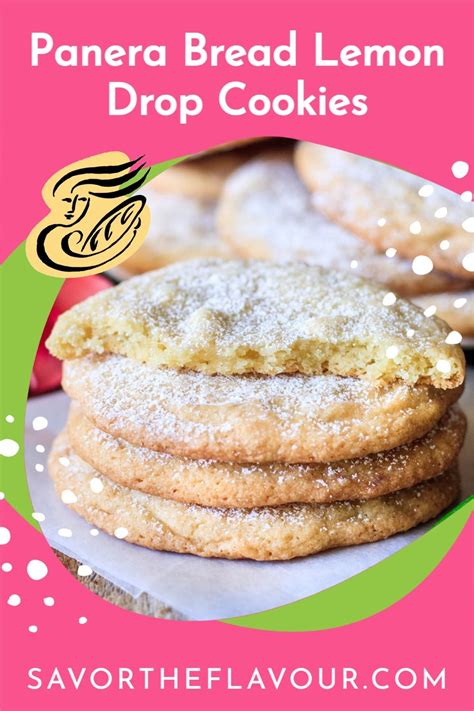 Panera lemon drop cookie recipe. Panera Bread Lemon Drop Cookies | Recipe in 2021 | Panera ...