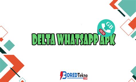 Yaitu apk whatsapp yang di modifikasi oleh anak bangsa yang mana memiliki kelebihan fiutur seperti privasi, media sharing yang di perbesar, serata fitur keamanan. Delta Whatsapp Apk Download Dan Nikmati Fitur Kerennya!