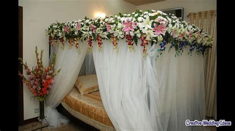 Bridal room decoration for the couple is not only a pakistani tradition but tailgated by many other asian countries either. Wedding Night Bedroom Decoration - YouTube