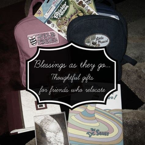 Maybe you would like to learn more about one of these? Blessings To Go: Thoughtful Goodbye Gifts for Friends Who ...