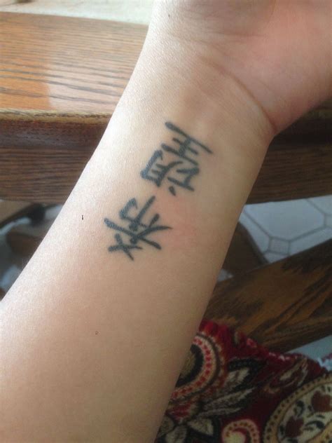 See more ideas about tattoos, hope tattoo, words of hope. Chinese symbols meaning hope. On my wrist. Consistent ...