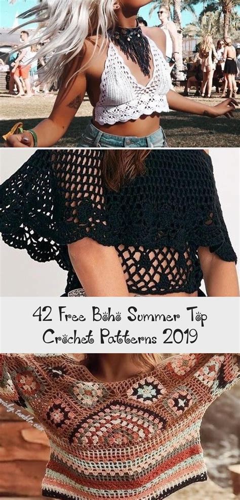 Check spelling or type a new query. 42 Free Boho Summer Top Crochet Patterns 2019 - Clothing ...