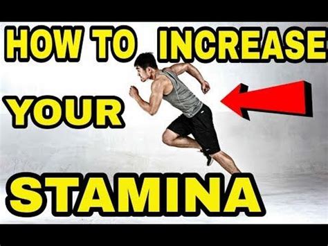 How To Increase Stamina | How To Improve Your Stamina | In ...