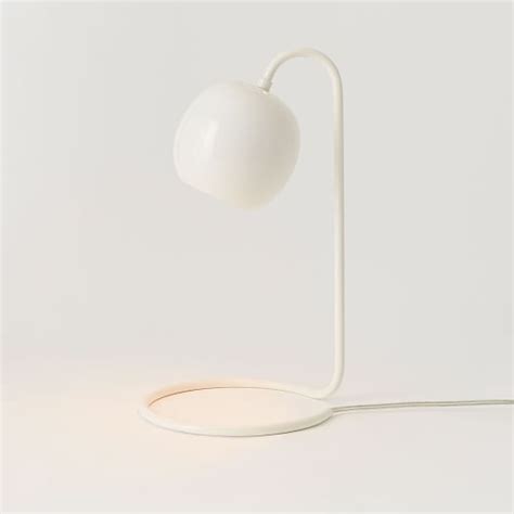 Let's not forget the floor lamp or a mirror! Scoop Table Lamp | West Elm | Table lamp, Lamp, Light fittings