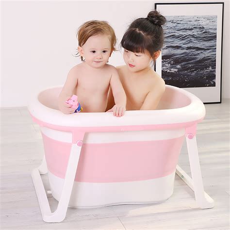 Suitable for those who wants a small bathtub. Baby Tub Children Folding Baby Infant Newborn Supplies ...