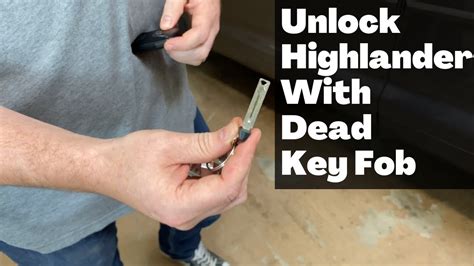 How to open mazda key fob 2019. How To Unlock 2014 - 2019 Toyota Highlander With Dead Fob ...