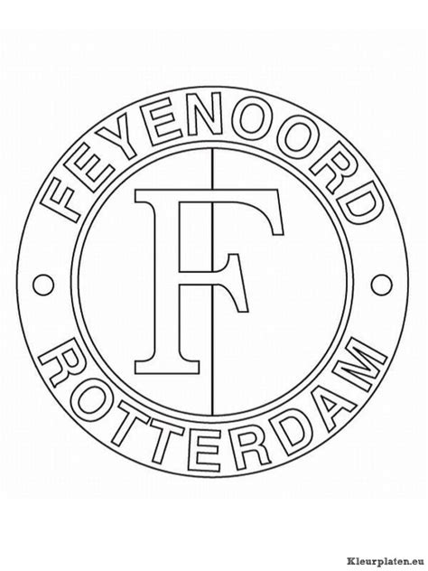 Ga je ook nog op vakantie? Voetbalclub nederland logo kleurplaat 89831 kleurplaat